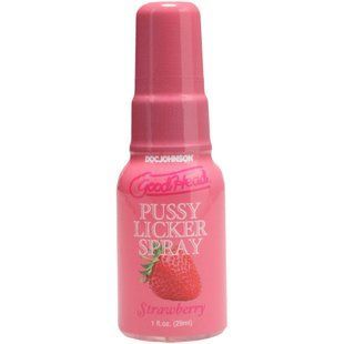 Спрей для кунілінгусу Doc Johnson GoodHead Pussy Licker Spray Strawberry, полуниця (29 мл) зображення
