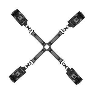 Фіксатор для рук і ніг Bedroom Fantasies Hogtie & Cuffs Set 4-Way Restrant Set зображення