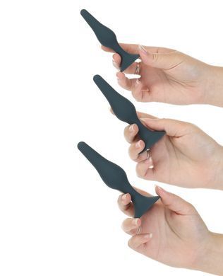 Набір анальних іграшок для новачків Lux Active Equip Silicone Anal Training Kit зображення