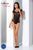 Боді спокусливе Passion BS064 black, чорне зображення