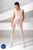 Еротичний комбінезон-сітка Passion BS052 white, білий зображення