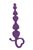 Анальні буси MAI Attraction Toys №79 Purple (довжина 18 см, діаметр 3,1 см) зображення