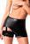 Юбка мини с гартером Noir Handmade F345 Powerwetlook skirt with garter, размер S картинка