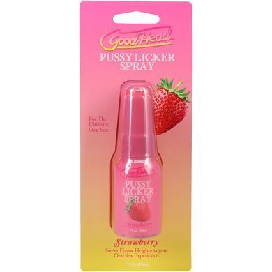 Спрей для кунилинуса Doc Johnson GoodHead Pussy Licker Spray Strawberry, клубника (29 мл) картинка