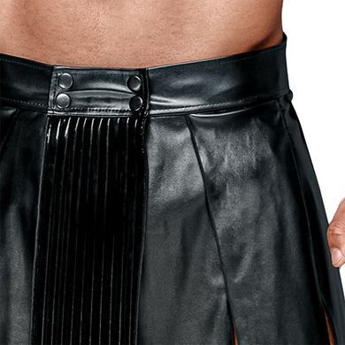 Чоловіча спідниця гладіатора Noir Handmade H053 Eco leather men's gladiator skirt, розмір S зображення