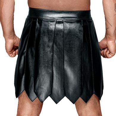 Чоловіча спідниця гладіатора Noir Handmade H053 Eco leather men's gladiator skirt, розмір S зображення