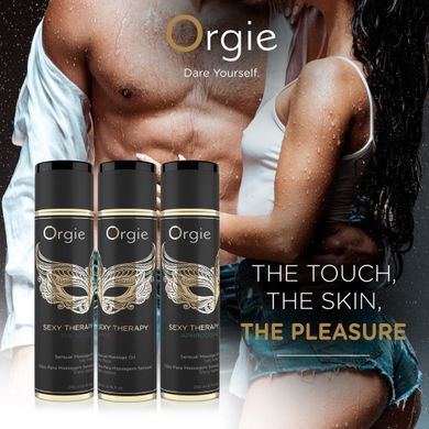 Масажна олія Orgie Sexy Therapy Aphrodisiac, ваніль та кедр (200 мл) зображення