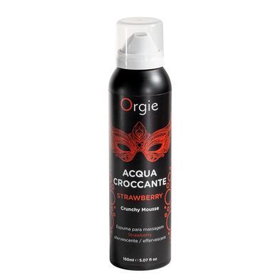 Масажна пінка з ефектом бульбашок, що лопаються Orgie Acqua Croccante Strawberry, полуниця (150 мл) зображення