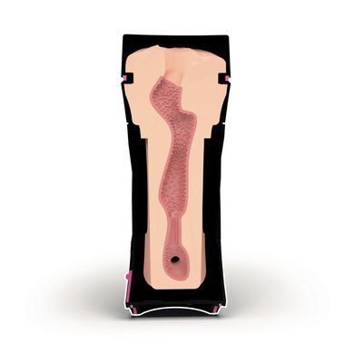 Мастурбатор-вагіна Mystim O(h) PUSH ME Vagina, можна стискати та регулювати вакуум зображення