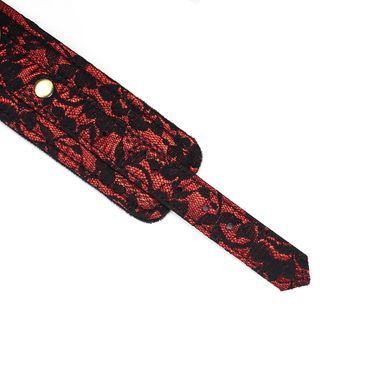 Шкіряні наручники з мереживом Liebe Seele Victorian Garden Wrist Cuff зображення
