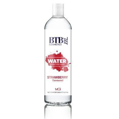 Лубрикант на водной основе MAI BTB FLAVORED STRAWBERRY, клубника (250 мл) картинка