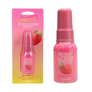 Спрей для кунилинуса Doc Johnson GoodHead Pussy Licker Spray Strawberry, клубника (29 мл) картинка