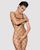 Бодістокінг у велику сітку Obsessive Bodystocking N102, розмір S/M/L зображення