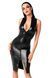 Платье миди на молнии Noir Handmade F337 Powerwetlook midi dress, размер S картинка 1