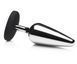 Металева анальна пробка Master Series Butt Slut Metal & Silicone Butt Plug Silver (діаметр 3,8 см) картинка 5