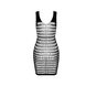 Міні-сукня сітка з відкритими грудьми Passion BS092 black картинка 4