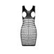 Міні-сукня сітка з відкритими грудьми Passion BS092 black картинка 3