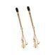 Затискачі для сосків Art of Sex Nipple Clamps Golden Clover картинка 1
