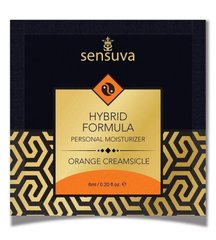 Пробник лубриканту їстівного Sensuva - Hybrid Formula Orange Creamsicle, апельсиновий крем (6 мл) зображення