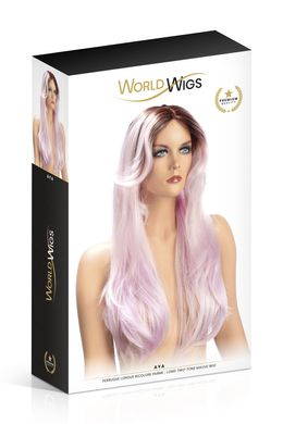 Перука World Wigs AYA LONG TWO-TONE MAUVE зображення