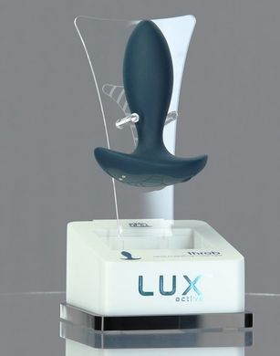 Анальна пробка-пульсатор з пультом ДУ Lux Active Throb Anal Pulsating Massager (діаметр 3 см) зображення