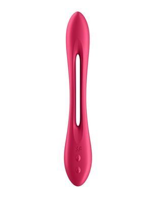 Универсальный гибкий вибратор для пар с зауженным кончиком Satisfyer Elastic Joy Red (диаметр 2,4 см) картинка