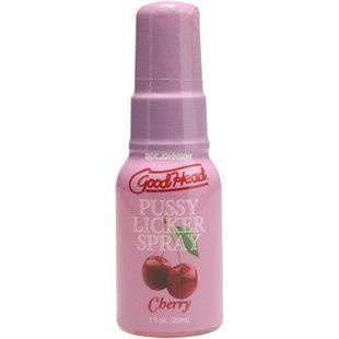 Спрей для кунілінгусу Doc Johnson GoodHead Pussy Licker Spray Cherry, вишня (29 мл) зображення