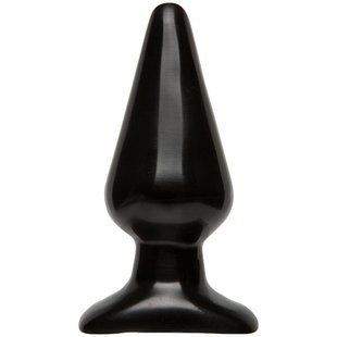 Анальна пробка Doc Johnson Smooth Classic Large Black (діаметр 5,7 см) зображення