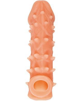 Насадка на член с отверстием для мошонки Kokos Cock Sleeve CS 005, размер L картинка
