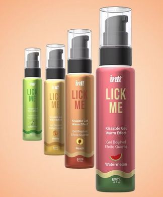 Гель для оральных ласк с согревающим эффектом INTT Lick Me Kissable Gel Caipirinha (50 мл) картинка