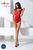 Боді спокусливе Passion BS064 red, червоне зображення