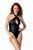 Еротичне боді з зав'язкою на шиї Passion KESMINA BODY black, розмір L/XL зображення