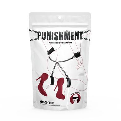 Крестовина + повязка на глаза Punishment Hog-Tie Black картинка