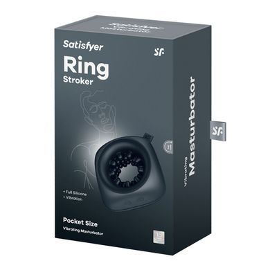 Компактний мастурбатор з вібрацією Satisfyer Ring Stroker зображення