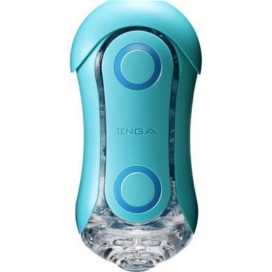 Мастурбатор зі стимулюючими кульками та регульованим тиском Tenga Flip Orb Ocean Blue зображення