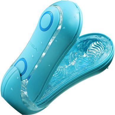 Мастурбатор зі стимулюючими кульками та регульованим тиском Tenga Flip Orb Ocean Blue зображення