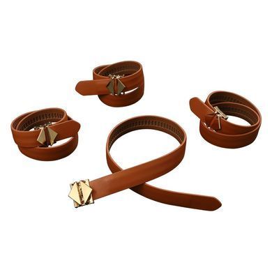 Набір для зв'язування LOCKINK Hogtie Set Brown зображення