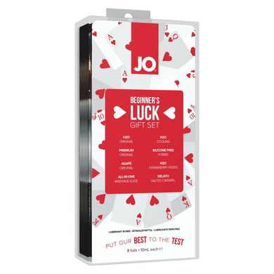 Подарунковий набір змазок System JO Beginner’s Luck Gift Set (8x10 мл) зображення
