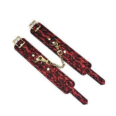 Шкіряні поножі з мереживом Liebe Seele Victorian Garden Ankle cuffs зображення