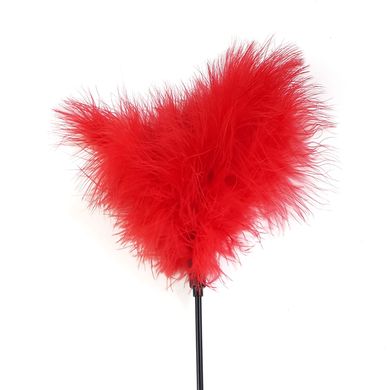 Лоскоталочка червона з пера молодого індика Art of Sex Feather Paddle зображення