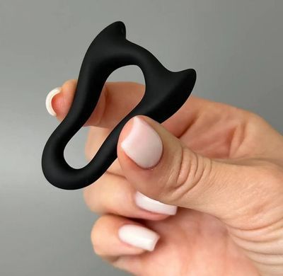 Ерекційне кільце Wooomy Toro Black, розмір M (діаметр 2,9 см) зображення