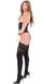 Пояс-корсет из экокожи со шнуровкой + стринги Passion Celine Set black, размер 4XL/5XL картинка 6