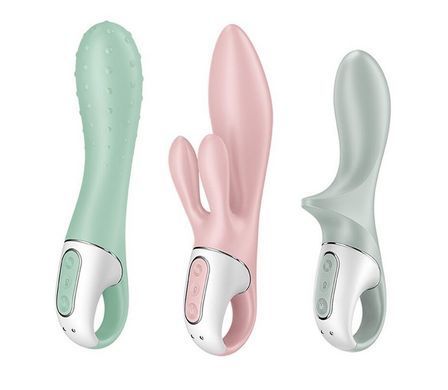Анальний надувний вібратор Satisfyer Air Pump Booty 3 (діаметр 4-5,5 см) зображення