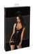 Платье мини с гартером Noir Handmade F344 Powerwetlook dress with garter, размер S картинка 8