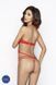 Монокіні червоне з ромбовою вставкою з мережива Passion ADARA BODY L/XL картинка 2
