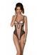 Боді з відкритими грудьми Passion MARINA BODY beige, розмір S/M зображення