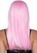 Перука довга пряма з чубчиком Leg Avenue Long straight bang wig Pink картинка 2
