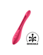Універсальний гнучкий вібратор для пар  із звуженим кінчиком Satisfyer Elastic Joy Red (діаметр 2,4 см) картинка 1