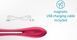 Универсальный гибкий вибратор для пар с зауженным кончиком Satisfyer Elastic Joy Red (диаметр 2,4 см) картинка 13