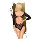 Боди с рукавом и открытой спинкой Penthouse Under my spell Black, размер XL картинка 2